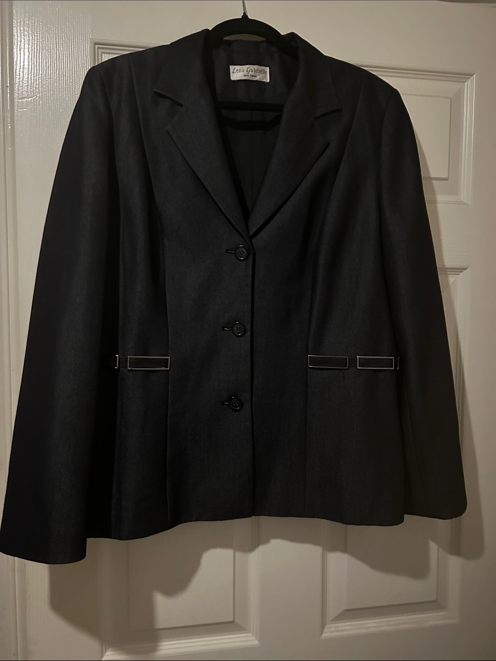 Lena Gabrielle Classic Single-Breasted Blazer
